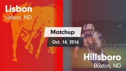 Matchup: Lisbon vs. Hillsboro  2016