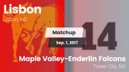 Matchup: Lisbon vs. Maple Valley-Enderlin Falcons 2017