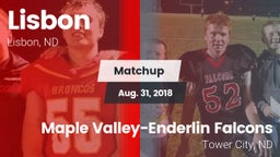 Matchup: Lisbon vs. Maple Valley-Enderlin Falcons 2018