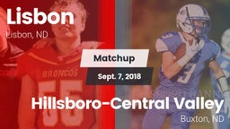 Matchup: Lisbon vs. Hillsboro-Central Valley 2018