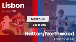 Matchup: Lisbon vs. Hatton/Northwood  2019