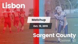 Matchup: Lisbon vs. Sargent County 2019