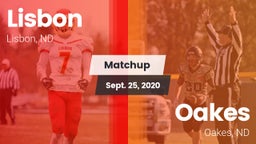 Matchup: Lisbon vs. Oakes  2020