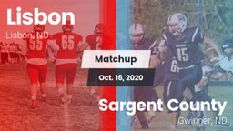 Matchup: Lisbon vs. Sargent County 2020