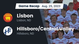 Recap: Lisbon  vs. Hillsboro/Central Valley 2023