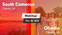Matchup: South Cameron vs. Oberlin  2016