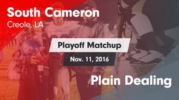 Matchup: South Cameron vs. Plain Dealing 2016