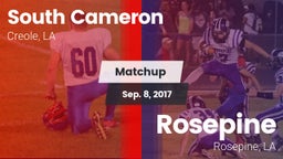 Matchup: South Cameron vs. Rosepine  2017
