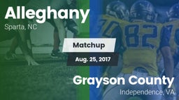 Matchup: Alleghany vs. Grayson County  2017