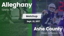 Matchup: Alleghany vs. Ashe County  2017