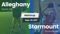 Matchup: Alleghany vs. Starmount  2017
