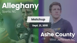 Matchup: Alleghany vs. Ashe County  2018