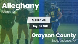 Matchup: Alleghany vs. Grayson County  2019