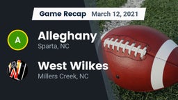 Recap: Alleghany  vs. West Wilkes  2021