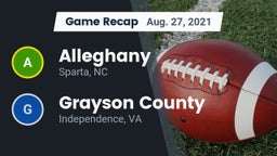 Recap: Alleghany  vs. Grayson County  2021