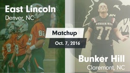 Matchup: East Lincoln vs. Bunker Hill  2016