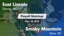Matchup: East Lincoln vs. Smoky Mountain  2016