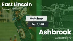Matchup: East Lincoln vs. Ashbrook  2017