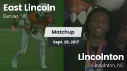 Matchup: East Lincoln vs. Lincolnton  2017