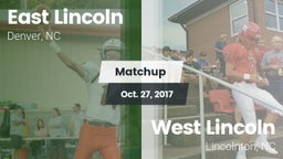 Matchup: East Lincoln vs. West Lincoln  2017