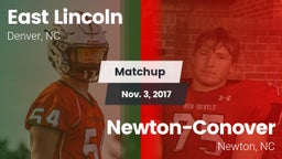 Matchup: East Lincoln vs. Newton-Conover  2017