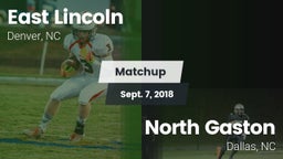 Matchup: East Lincoln vs. North Gaston  2018