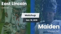 Matchup: East Lincoln vs. Maiden  2018