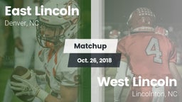 Matchup: East Lincoln vs. West Lincoln  2018