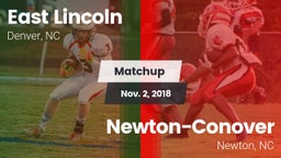 Matchup: East Lincoln vs. Newton-Conover  2018