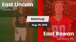 Matchup: East Lincoln vs. East Rowan  2019