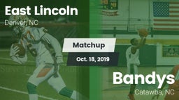 Matchup: East Lincoln vs. Bandys  2019