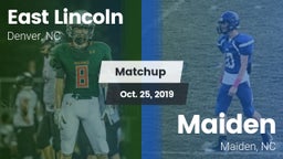 Matchup: East Lincoln vs. Maiden  2019