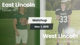 Matchup: East Lincoln vs. West Lincoln  2019