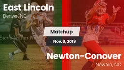 Matchup: East Lincoln vs. Newton-Conover  2019