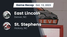 Recap: East Lincoln  vs. St. Stephens  2023