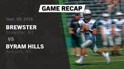 Recap: Brewster  vs. Byram Hills  2016