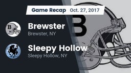 Recap: Brewster  vs. Sleepy Hollow  2017