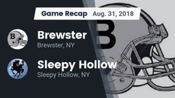 Recap: Brewster  vs. Sleepy Hollow  2018