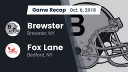 Recap: Brewster  vs. Fox Lane  2018
