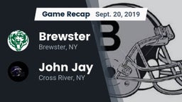 Recap: Brewster  vs. John Jay  2019