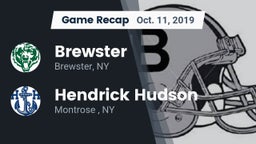 Recap: Brewster  vs. Hendrick Hudson  2019