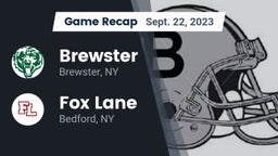 Recap: Brewster  vs. Fox Lane  2023