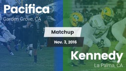Matchup: Pacifica vs. Kennedy  2016