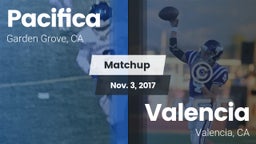 Matchup: Pacifica vs. Valencia  2017