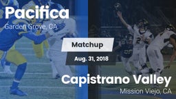 Matchup: Pacifica vs. Capistrano Valley  2018