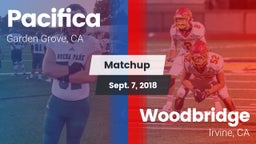 Matchup: Pacifica vs. Woodbridge  2018