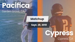 Matchup: Pacifica vs. Cypress  2018