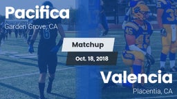 Matchup: Pacifica vs. Valencia  2018