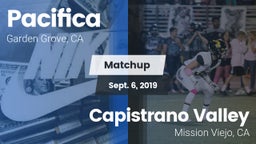 Matchup: Pacifica vs. Capistrano Valley  2019