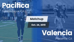 Matchup: Pacifica vs. Valencia  2019